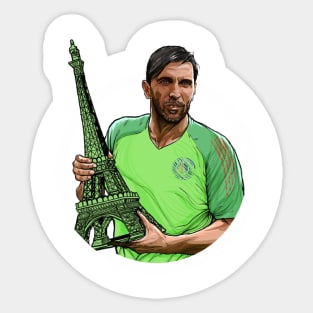 Gigi IciCestParis Eiffel Sticker